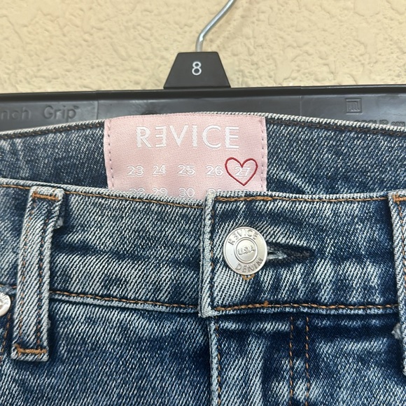 Revice womans star bottom straight skinny Jean size 27 - Picture 5 of 7